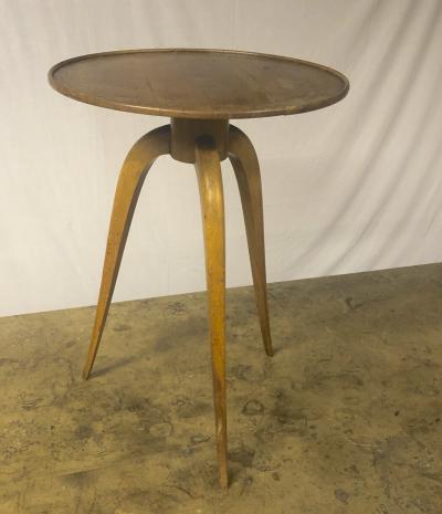  mile Jacques Ruhlmann J R Ruhlmann attributed tripod coffee table