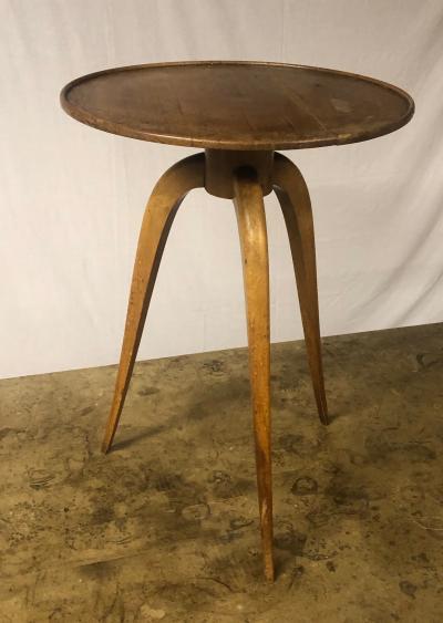  mile Jacques Ruhlmann J R Ruhlmann attributed tripod coffee table