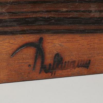  mile Jacques Ruhlmann MACASSAR EBONY LETTER RACK BY EMILE JACQUES RUHLMANN