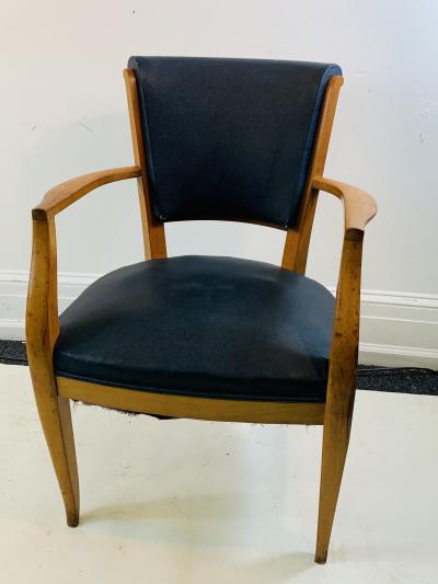  mile Jacques Ruhlmann PAIR OF LEDROUA ARMCHAIRS BY EMILE JACQUES RUHLMANN