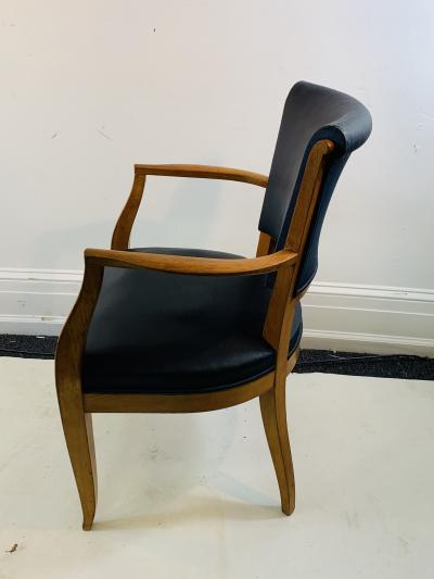  mile Jacques Ruhlmann PAIR OF LEDROUA ARMCHAIRS BY EMILE JACQUES RUHLMANN