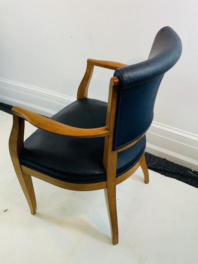  mile Jacques Ruhlmann PAIR OF LEDROUA ARMCHAIRS BY EMILE JACQUES RUHLMANN