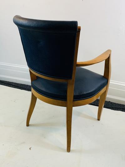  mile Jacques Ruhlmann PAIR OF LEDROUA ARMCHAIRS BY EMILE JACQUES RUHLMANN