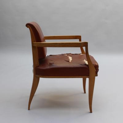  mile Jacques Ruhlmann Ruhlmann Drouant Armchair circa 1924 4 Matching Chairs Available 