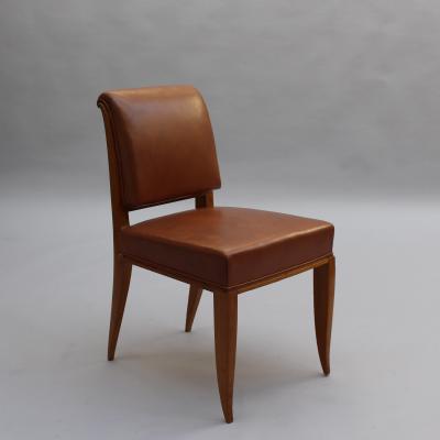  mile Jacques Ruhlmann Ruhlmann Set of 4 Drouant Chairs circa 1924 Matching Armchair Available 