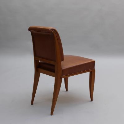  mile Jacques Ruhlmann Ruhlmann Set of 4 Drouant Chairs circa 1924 Matching Armchair Available 