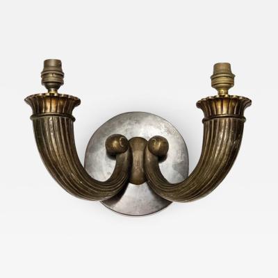  mile Jacques Ruhlmann Ruhlmann Style Single Two Branch Sconce