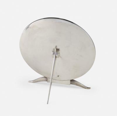  mile Jacques Ruhlmann Silvered Bronze Antilope Mirror by Jacques mile Ruhlmann