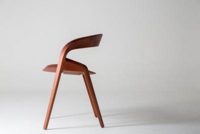  ndio da Costa Contemporary Pris Chair in Jequitib Wood by Brazilian Designer