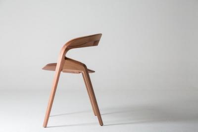  ndio da Costa Contemporary Pris Chair in Jequitib Wood by Brazilian Designer