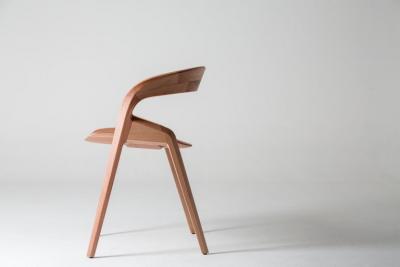  ndio da Costa Contemporary Pris Chair in Jequitib Wood by Brazilian Designer