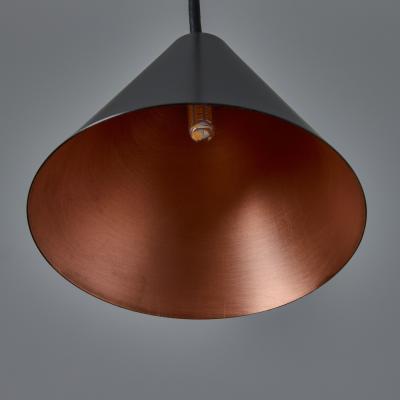  rsj Hans Agne Jakobsson Mini Tratten Outdoor Pendant in Black