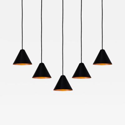  rsj Hans Agne Jakobsson Mini Tratten Outdoor Pendant in Black