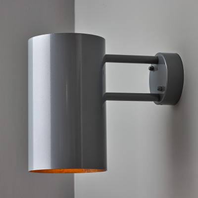  rsj Large Hans Agne Jakobsson C627 Rulle Outdoor Sconce in Painted Silver