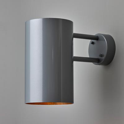  rsj Large Hans Agne Jakobsson C627 Rulle Outdoor Sconce in Painted Silver