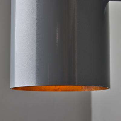  rsj Large Hans Agne Jakobsson C627 Rulle Outdoor Sconce in Painted Silver