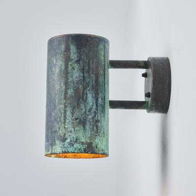  rsj Pair of Hans Agne Jakobsson C 627 110 Rulle Darkly Patinated Outdoor Sconces