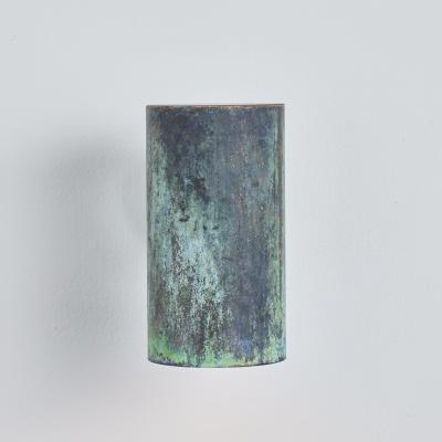  rsj Pair of Hans Agne Jakobsson C 627 110 Rulle Darkly Patinated Outdoor Sconces