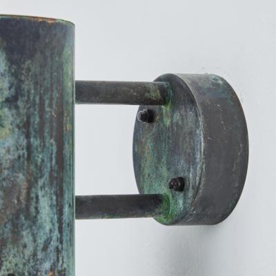  rsj Pair of Hans Agne Jakobsson C 627 110 Rulle Darkly Patinated Outdoor Sconces