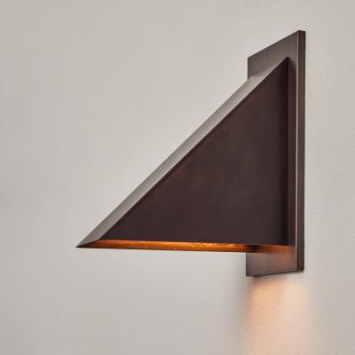  rsj Pair of Jonas Bohlin Oxid Dark Brown Patinated Outdoor Wall Lights for rsj 
