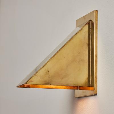  rsj Pair of Jonas Bohlin Oxid Raw Brass Outdoor Wall Lights for rsj 