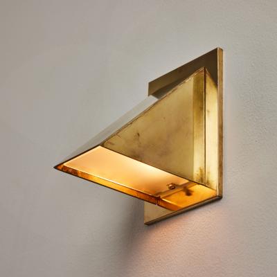 rsj Pair of Jonas Bohlin Oxid Raw Brass Outdoor Wall Lights for rsj 