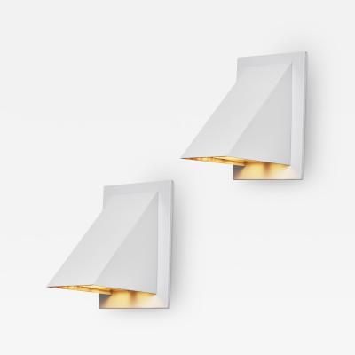  rsj Pair of Jonas Bohlin Oxid Wall Lights for rsj in White