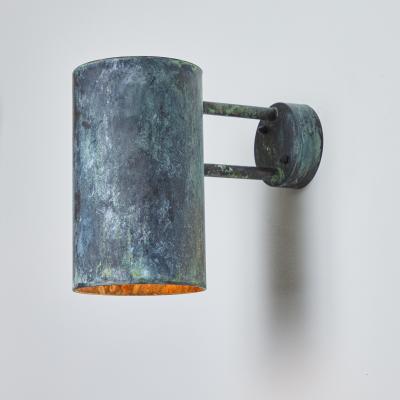  rsj Pair of Large Hans Agne Jakobsson C 627 Rulle Darkly Patinated Outdoor Sconces