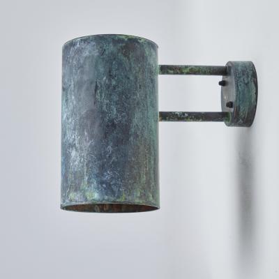  rsj Pair of Large Hans Agne Jakobsson C 627 Rulle Darkly Patinated Outdoor Sconces