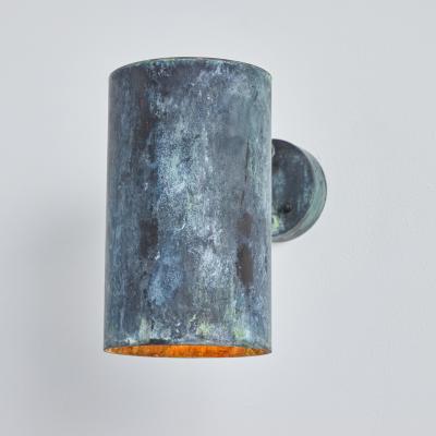  rsj Pair of Large Hans Agne Jakobsson C 627 Rulle Darkly Patinated Outdoor Sconces