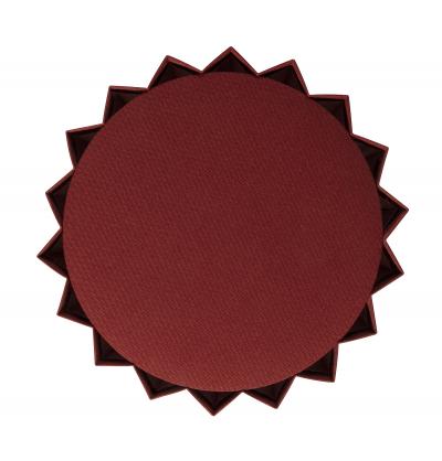  rsj Pliss Burgundy Edition Pleated Textile Table Lamp by Folkform for rsj 