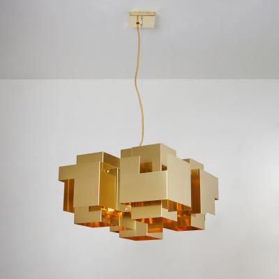  rsj Skyline Brass Chandelier by Folkform for rsj 