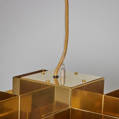  rsj Skyline Brass Chandelier by Folkform for rsj 