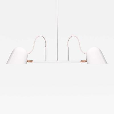  rsj Streck 2 Armed Ceiling Light by Joel Karlsson for rsj in Black