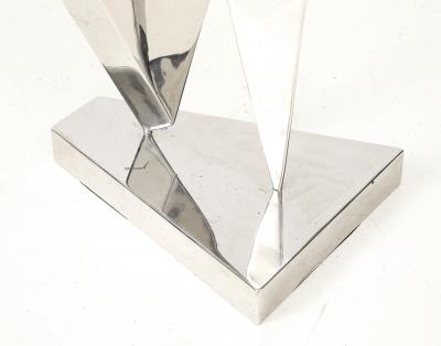  selac Chrome sculpture 1979 signed