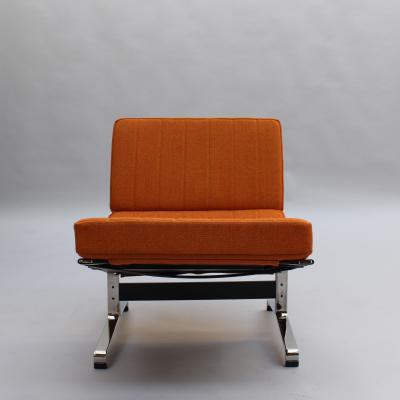  tienne Fermigier 5 Fine French 1960 s Slipper Lounge Chairs by Etienne Fermigier