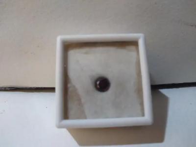 1 33 Carat Red Orange Zirconia