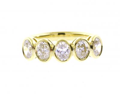 1 55ct Oval Diamond Band