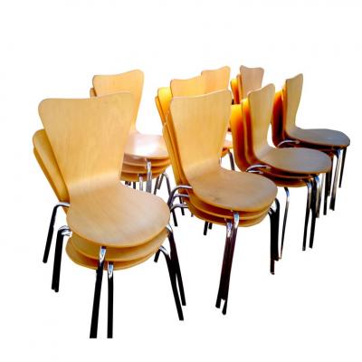 1 KFI Stackable Side Chair