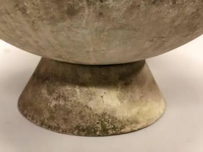 1 Large Mid Century Modern Fiber Concrete Architectural Planter by Willy Guhl