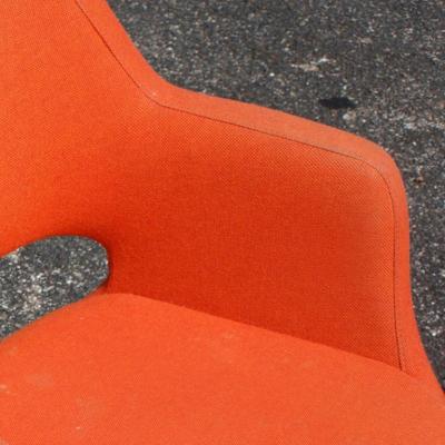 1 Orange Martela Kilta Armchair by Olli Mannermaa