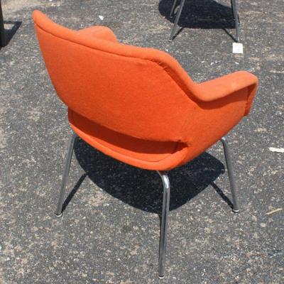 1 Orange Martela Kilta Armchair by Olli Mannermaa