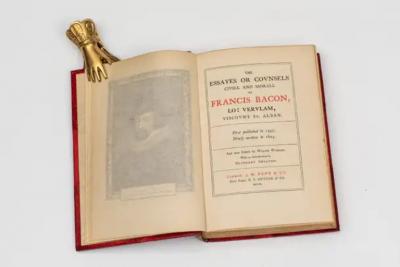 1 Volume Francis Bacon Essays