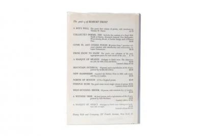 1 Volume Robert Frost A Masque of Mercy