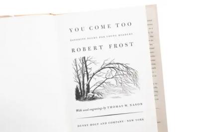 1 Volume Robert Frost You Come Too 