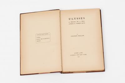 1 Volume Stephen Phillips Ulysses A Drama