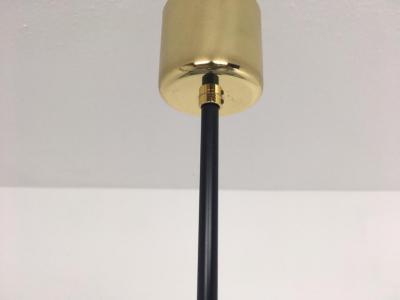 1 of 2 1950s Sputnik Pendant Chandelier Lamp in Black