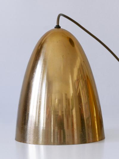 1 of 4 Elegant Mid Century Modern Pendant Lamps or Hanging Lights Germany 1950s