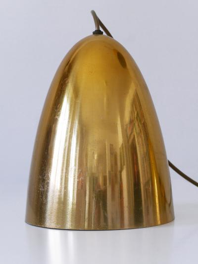 1 of 4 Elegant Mid Century Modern Pendant Lamps or Hanging Lights Germany 1950s