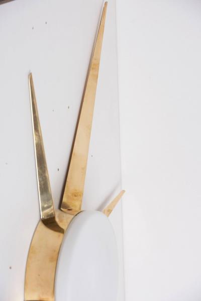 1 of 4 Huge Murano Glass and Brass Starburst Sconces or Wall Lamps